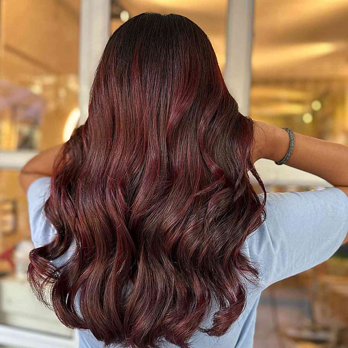 25 Hottest Brown Hair with Red Highlights