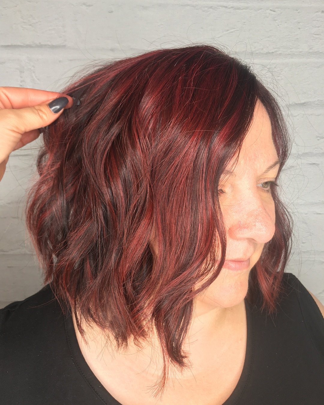 25 Hottest Brown Hair with Red Highlights