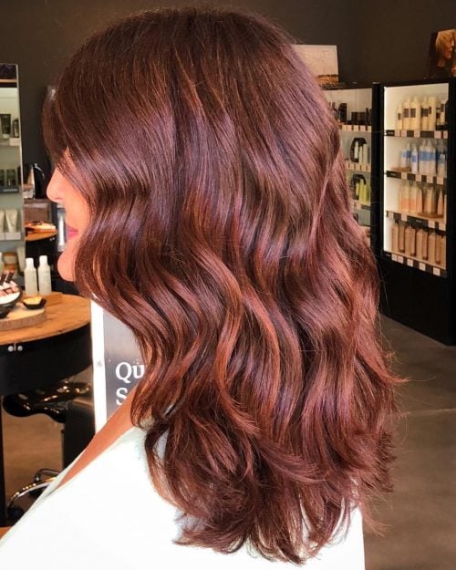 25 Hottest Brown Hair with Red Highlights