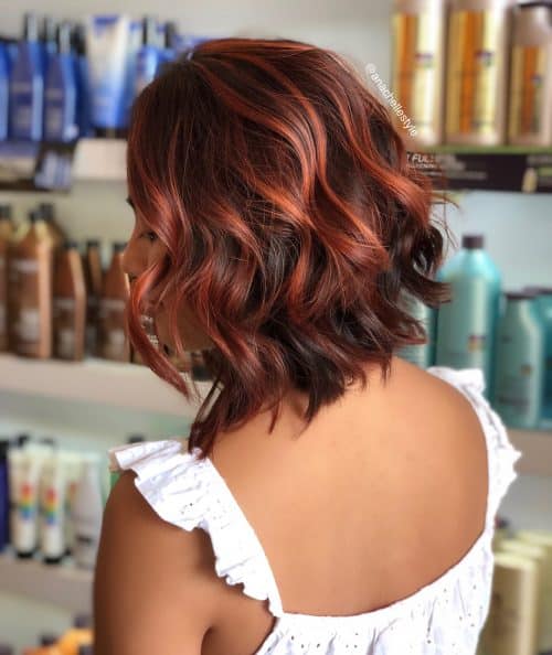 25 Hottest Brown Hair with Red Highlights