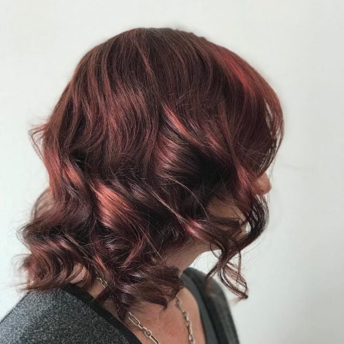25 Hottest Brown Hair with Red Highlights