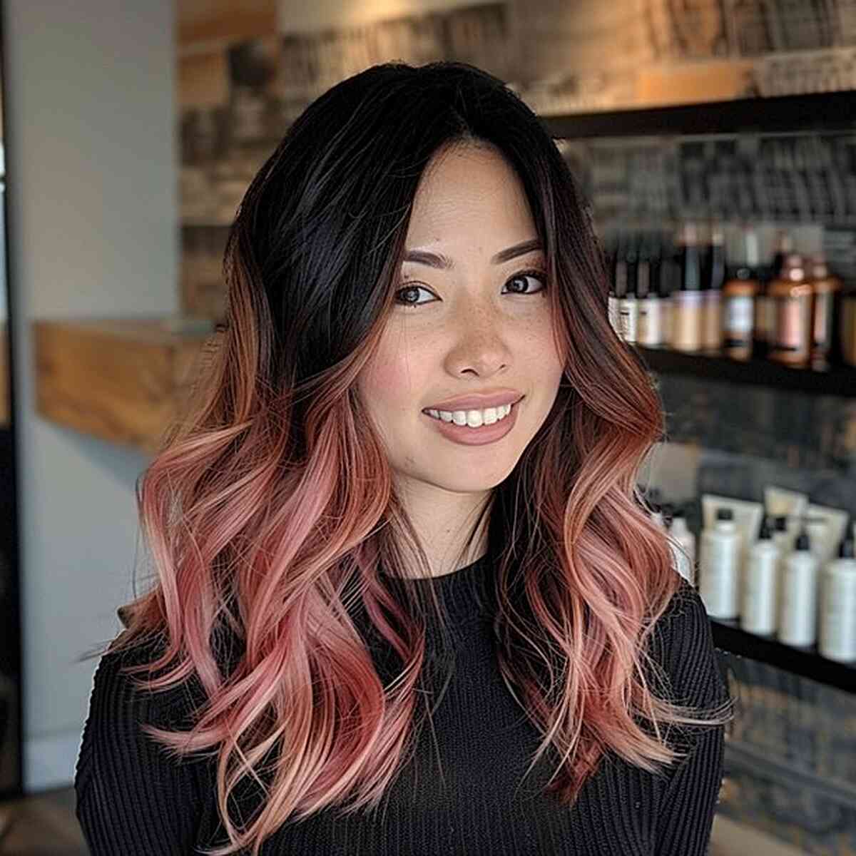 These 24 Black Ombre Hair Colors are Tending in 2025