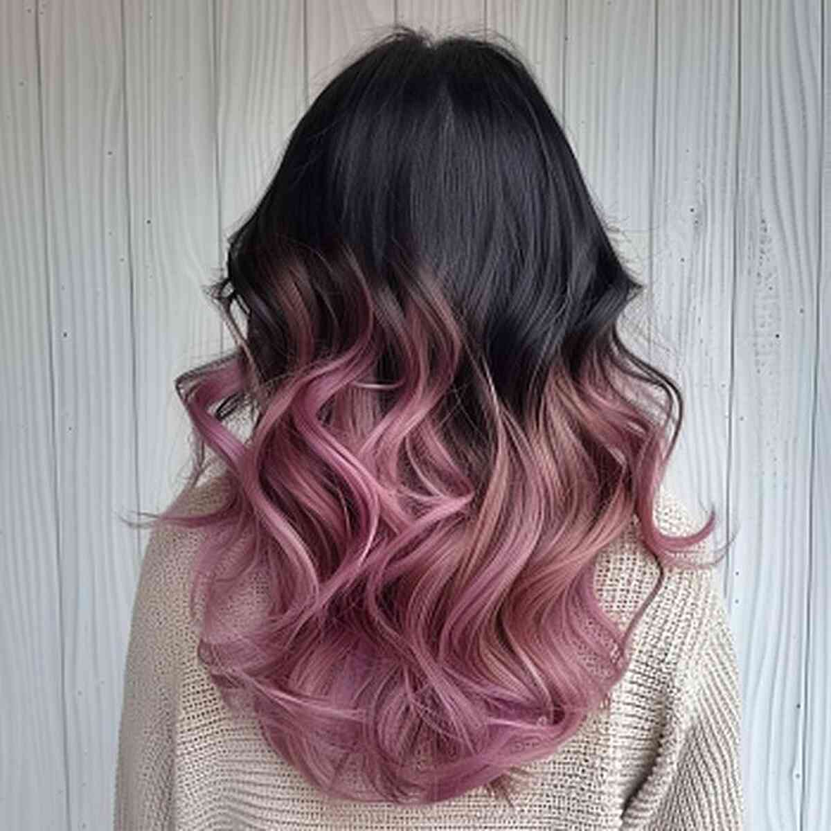 These 24 Black Ombre Hair Colors are Tending in 2025