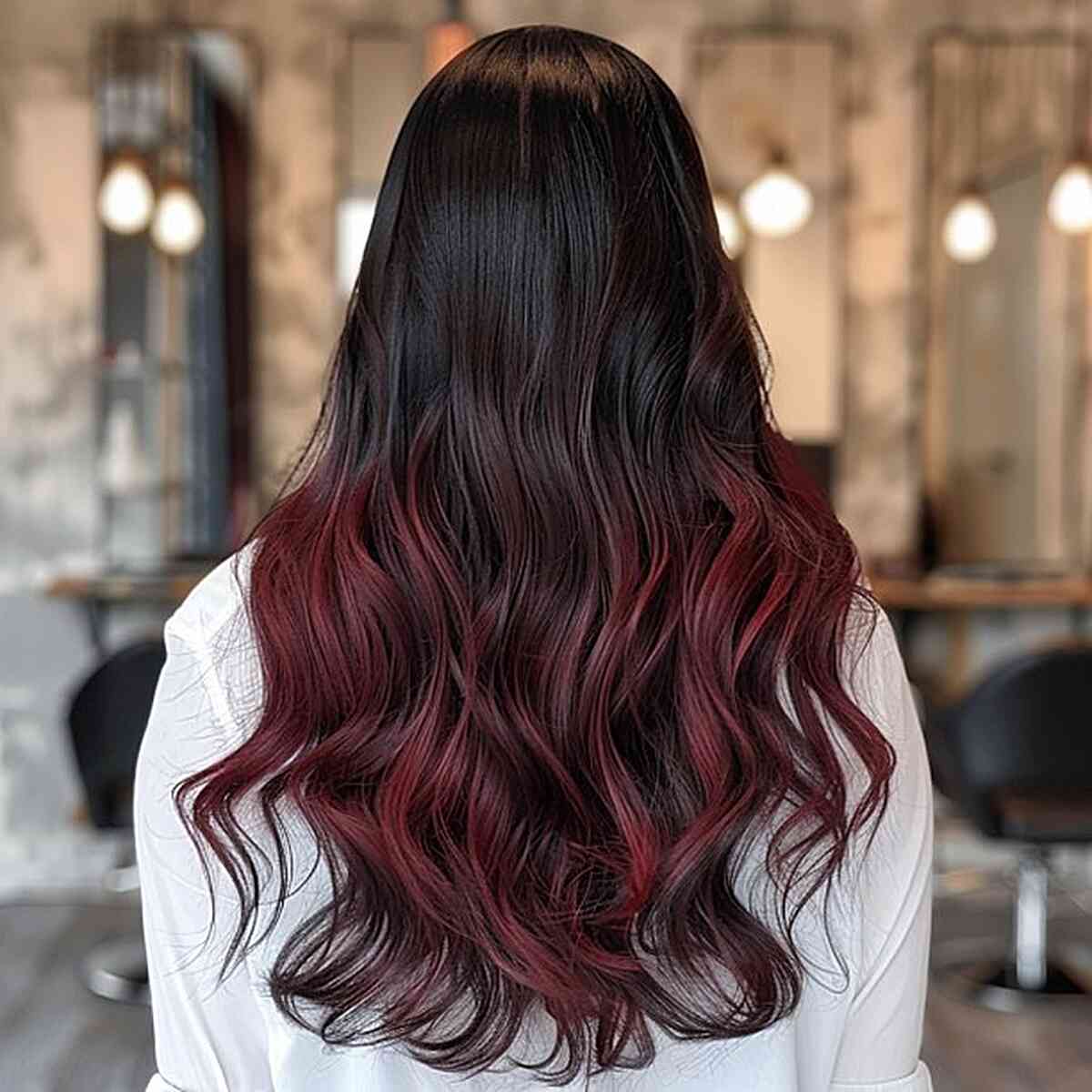 These 24 Black Ombre Hair Colors are Tending in 2025