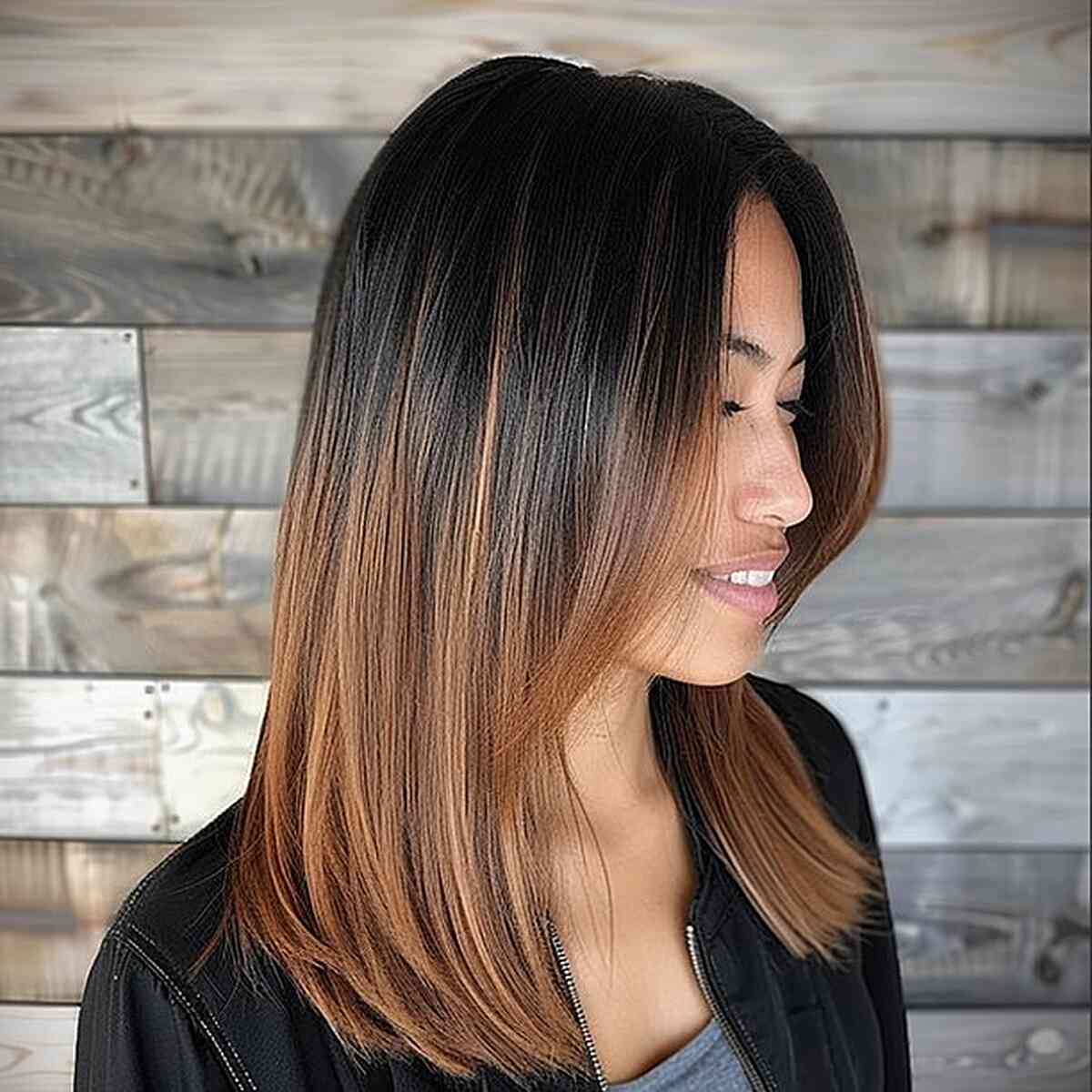 These 24 Black Ombre Hair Colors are Tending in 2025