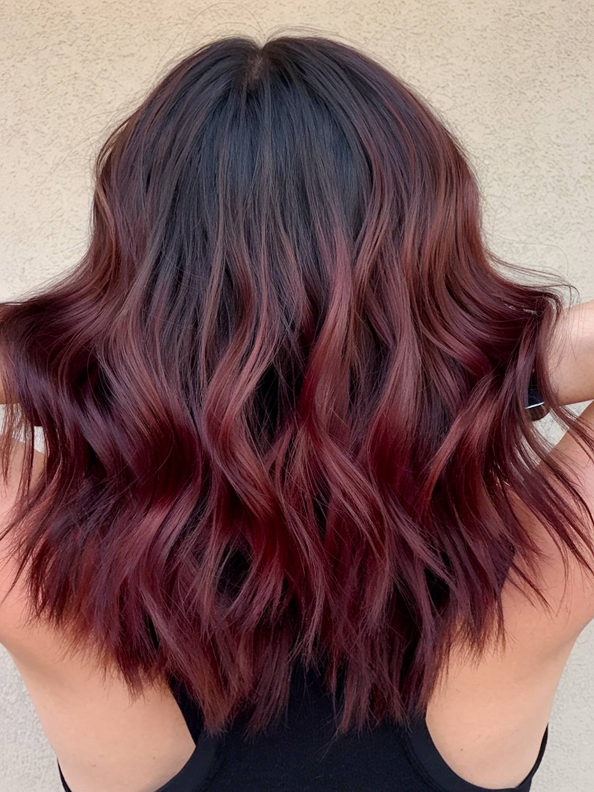 Delicious Wine Hair Color Ideas for 2025