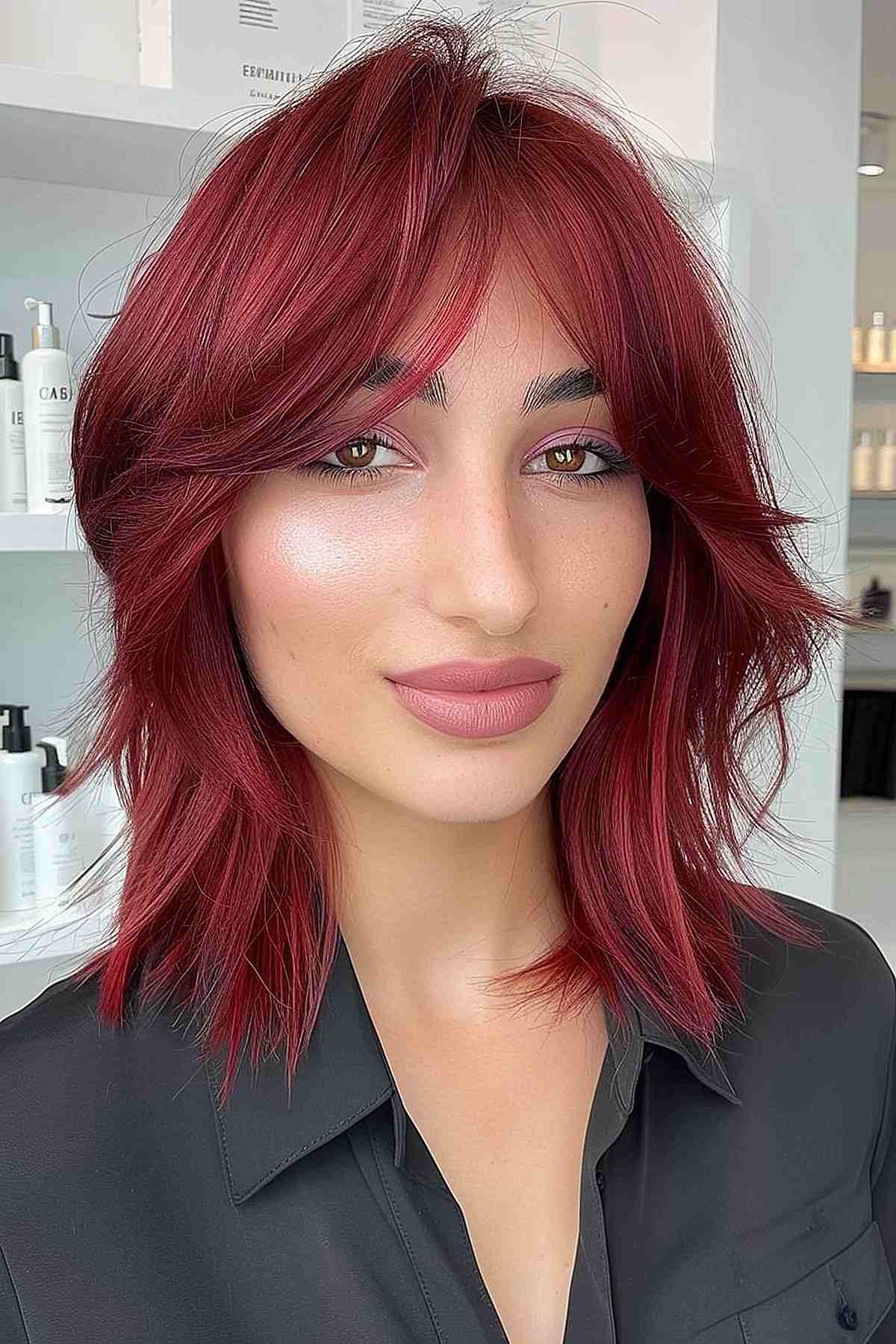 25 Women Show Off How to Get Cherry Red Hair in 2025
