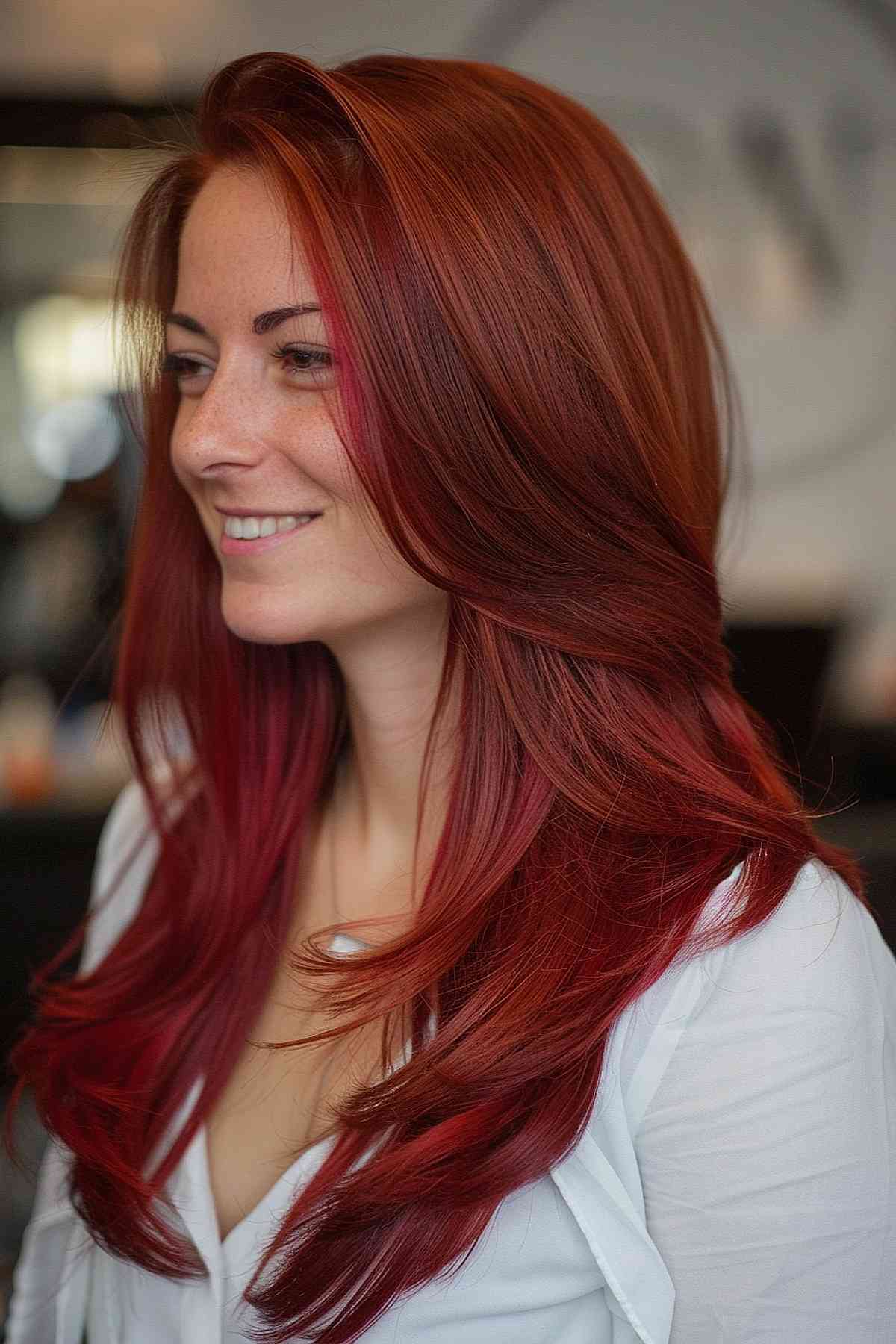 25 Women Show Off How to Get Cherry Red Hair in 2025