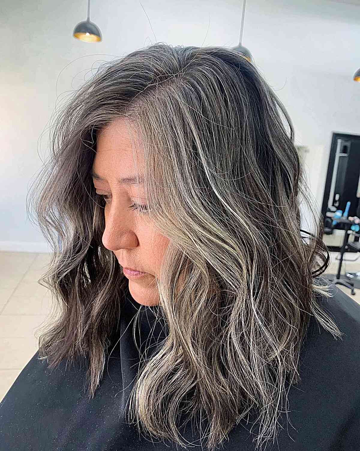 25 Stunning Ways To Do Grey Blending for Dark Hair