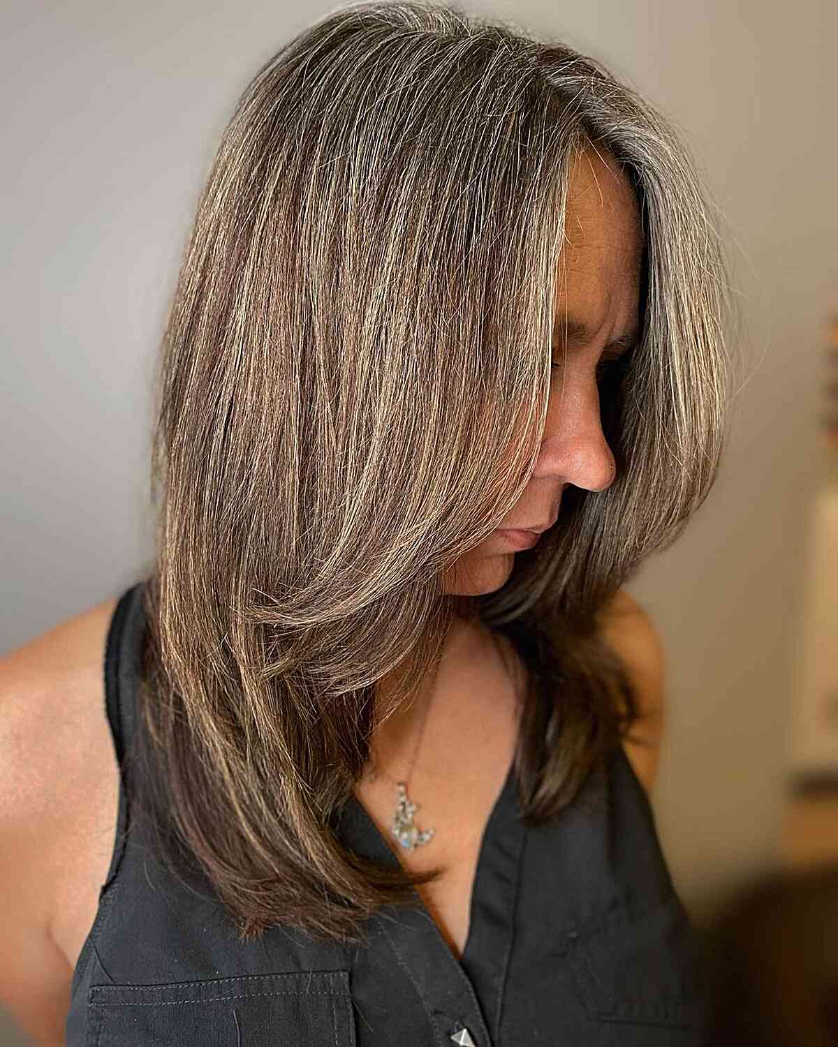 25 Stunning Ways To Do Grey Blending for Dark Hair