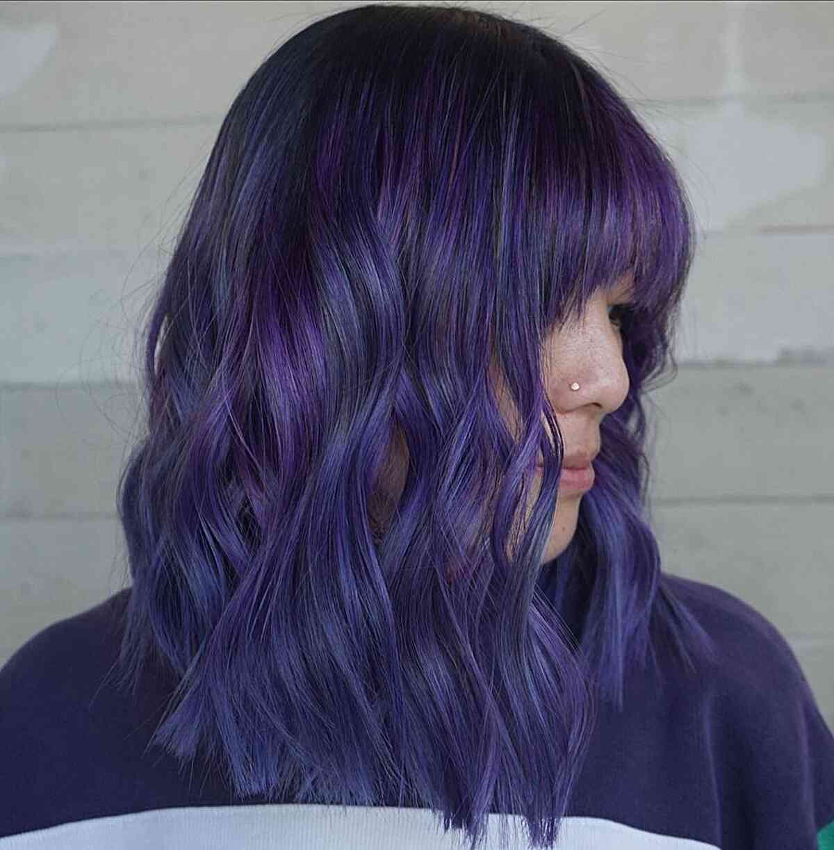 Midnight Purple Is The Hair Color You Can’t Miss In 2025