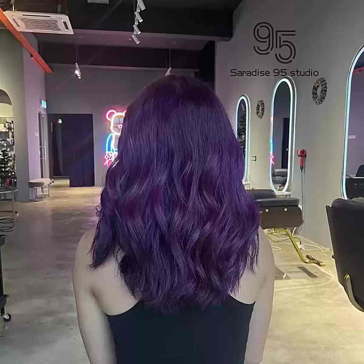 Midnight Purple Is The Hair Color You Can’t Miss In 2025