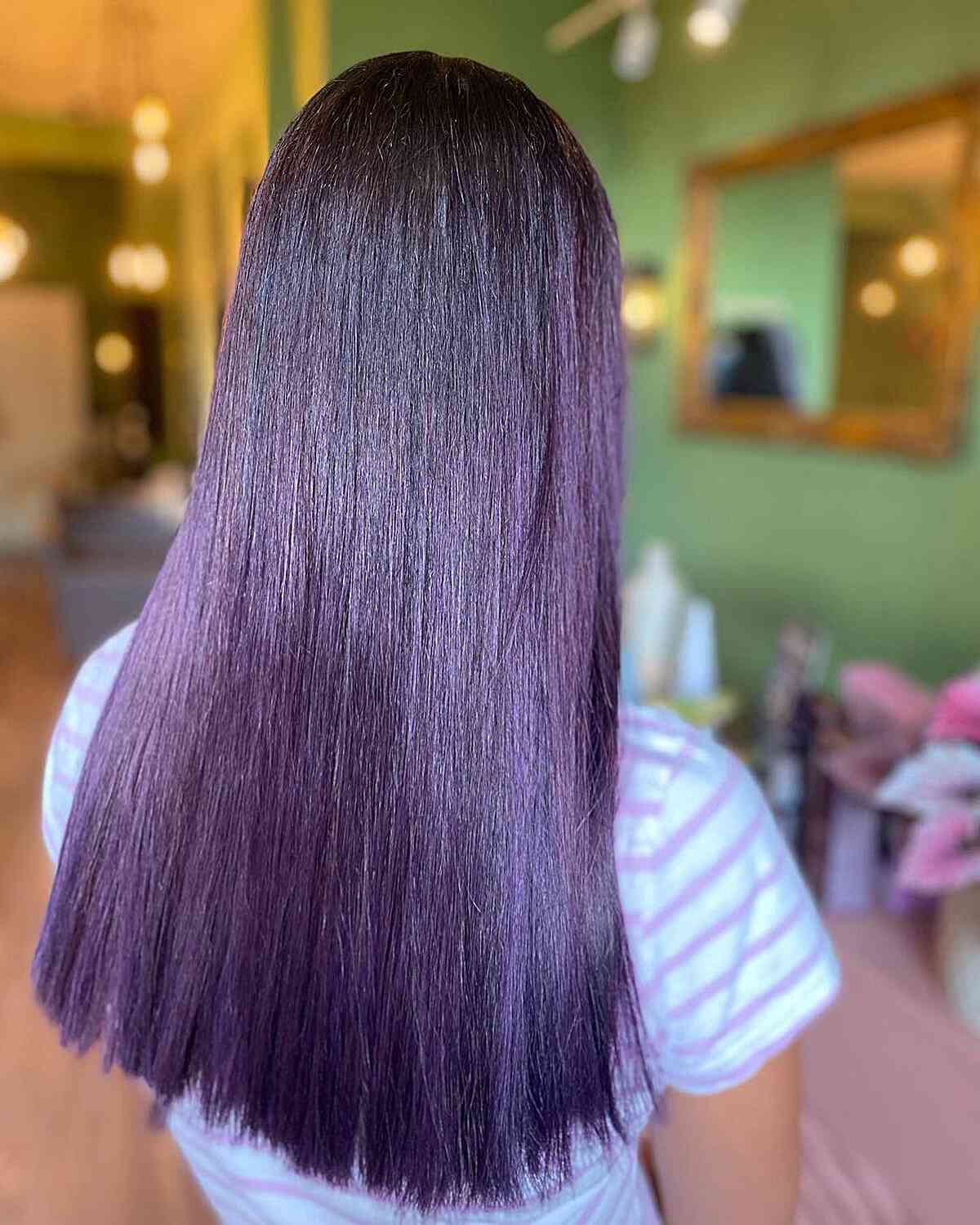 Midnight Purple Is The Hair Color You Can’t Miss In 2025