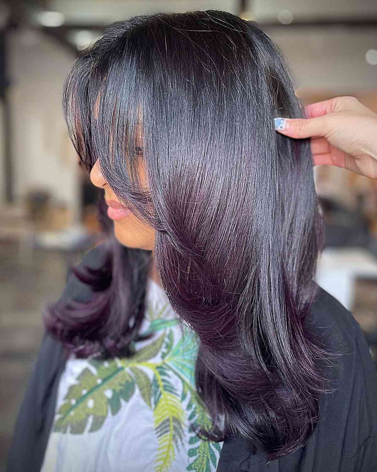 Midnight Purple Is The Hair Color You Can’t Miss In 2025