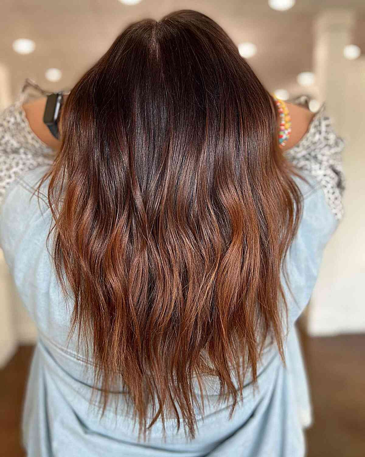 26 Trendy Auburn Balayage Hair Color Ideas