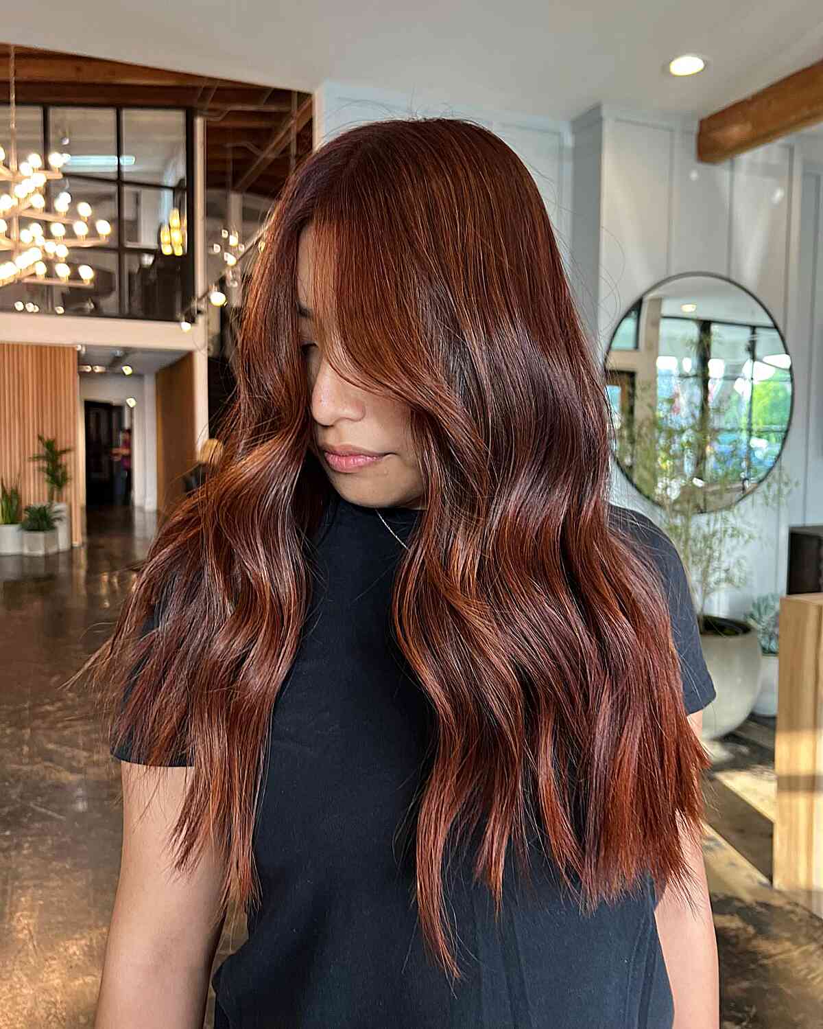 26 Trendy Auburn Balayage Hair Color Ideas