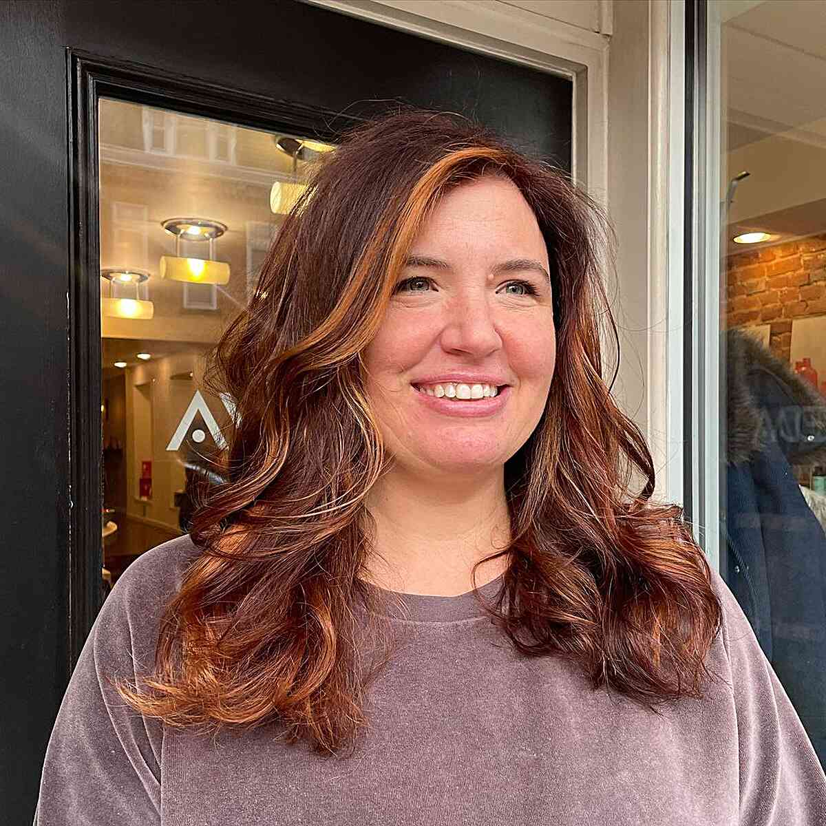 26 Trendy Auburn Balayage Hair Color Ideas