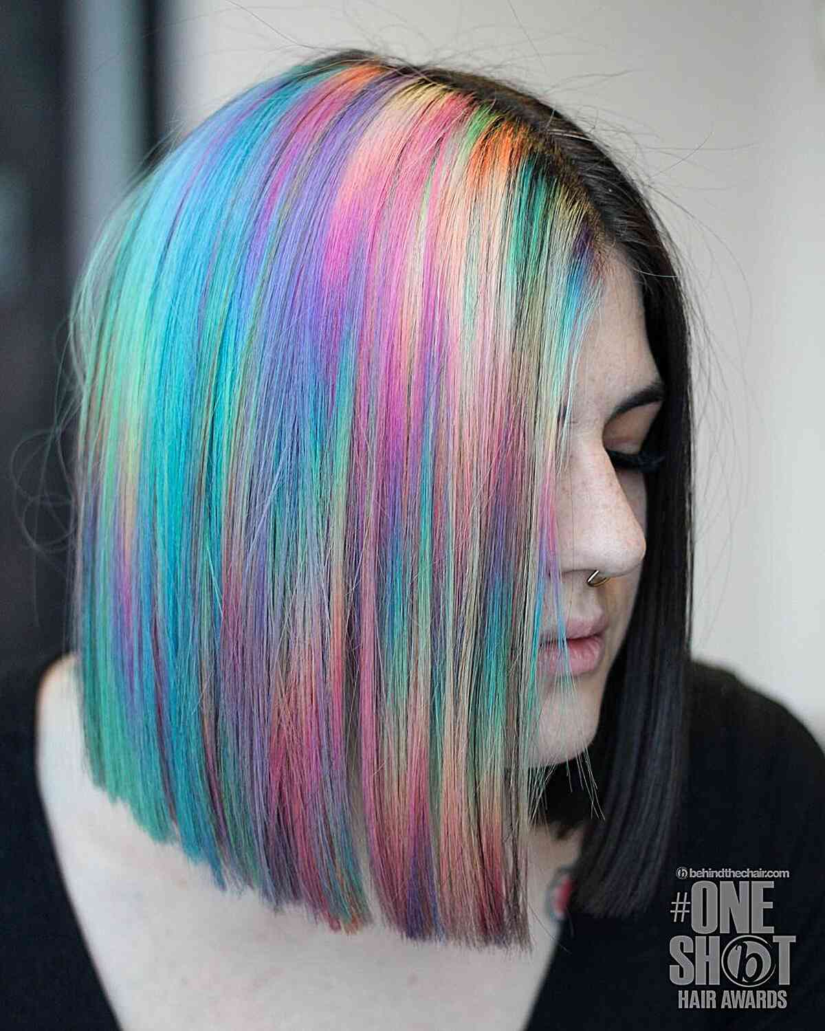25 Amazing Holographic Hair Color Ideas You Have to See