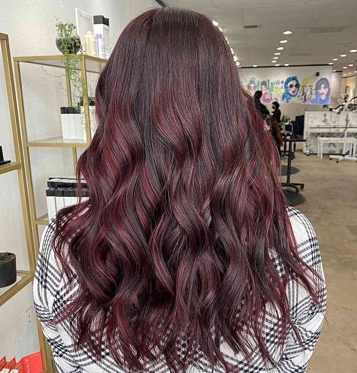 25 Burgundy Balayage Hair Color Ideas for a Cool Reddish Hue