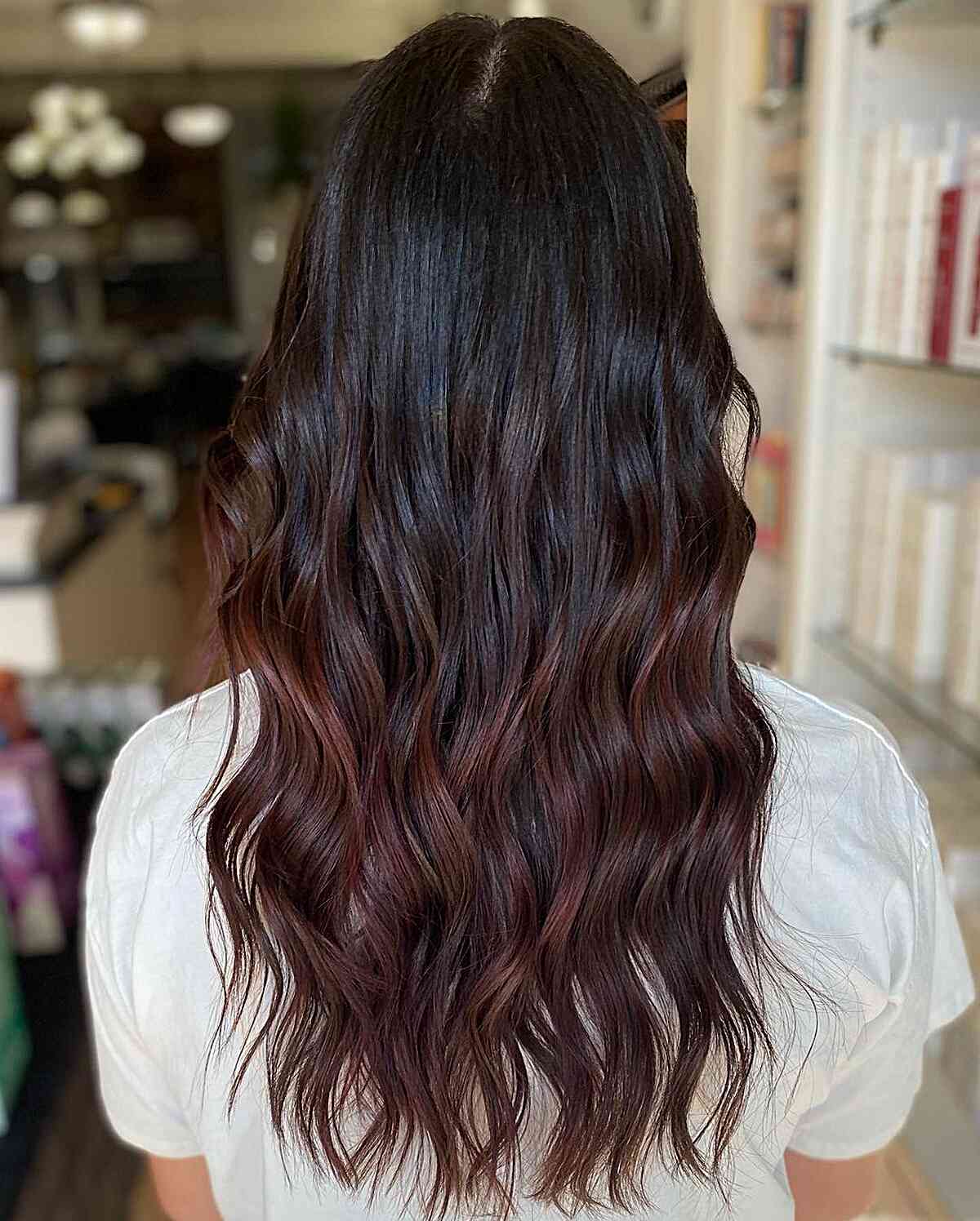 25 Burgundy Balayage Hair Color Ideas for a Cool Reddish Hue