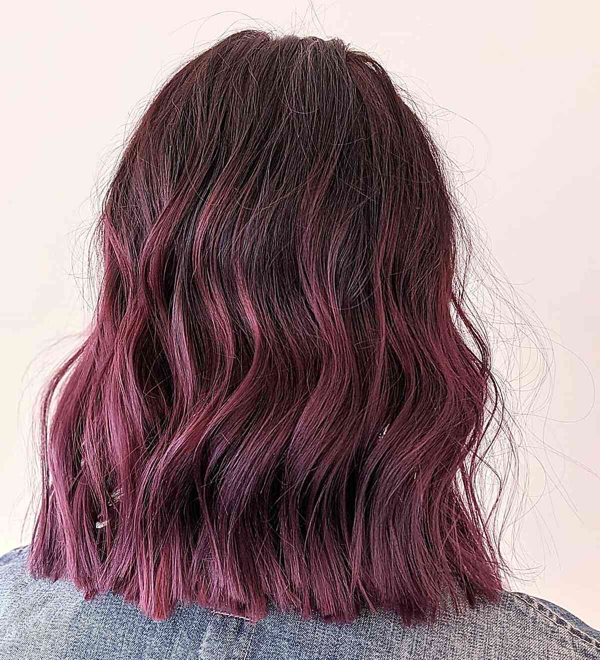 25 Burgundy Balayage Hair Color Ideas for a Cool Reddish Hue