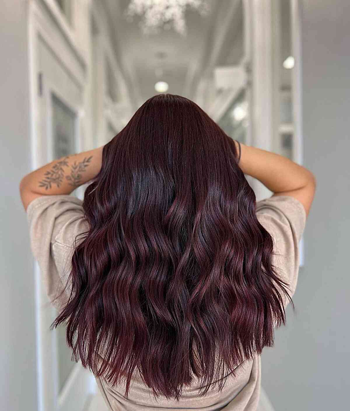 25 Burgundy Balayage Hair Color Ideas for a Cool Reddish Hue