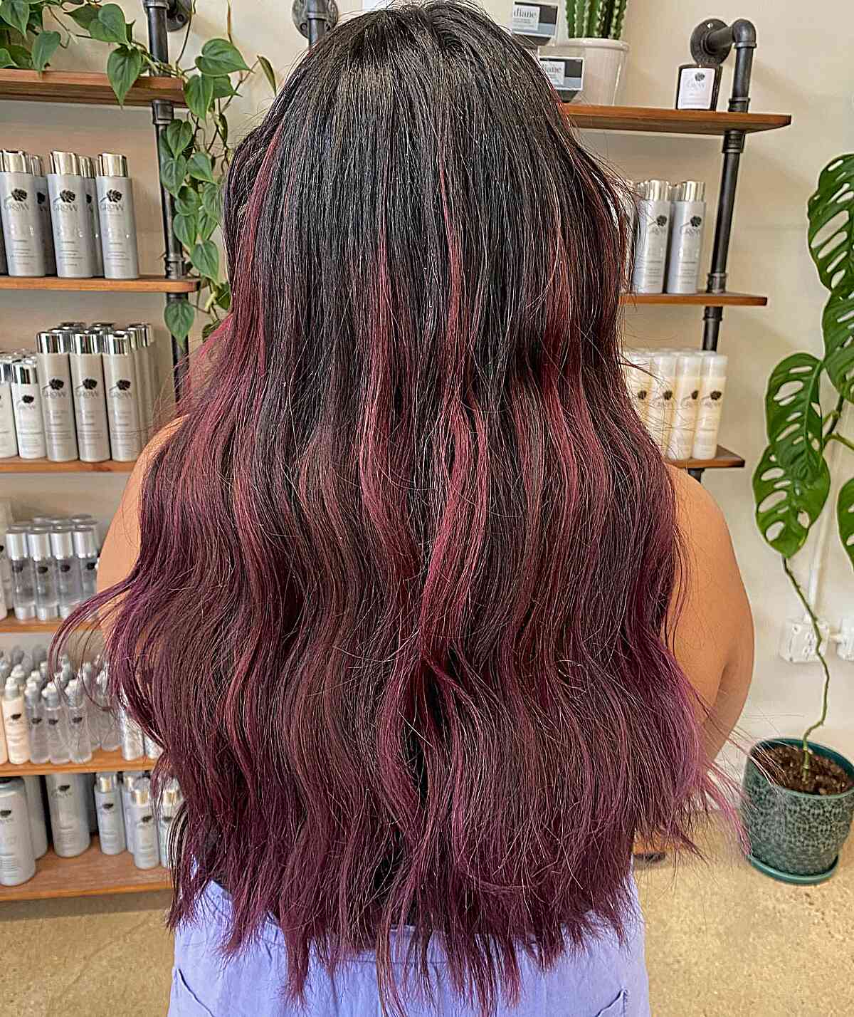 25 Burgundy Balayage Hair Color Ideas for a Cool Reddish Hue