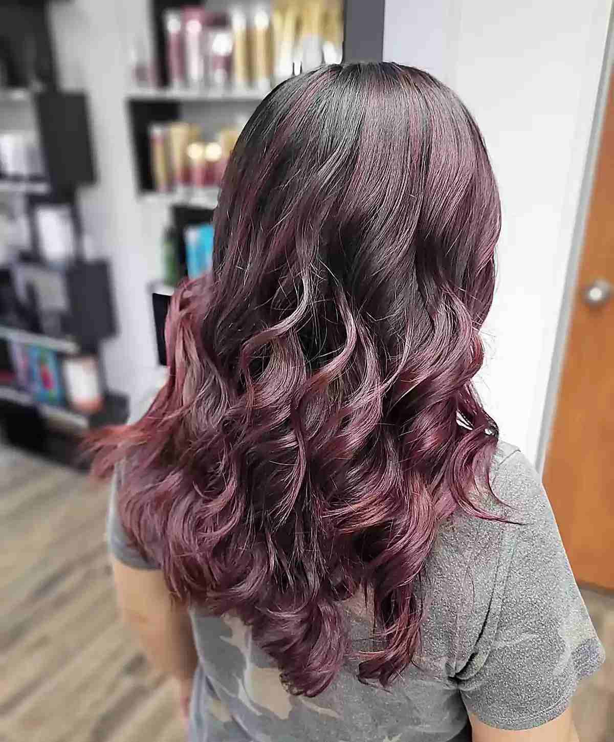 25 Burgundy Balayage Hair Color Ideas for a Cool Reddish Hue
