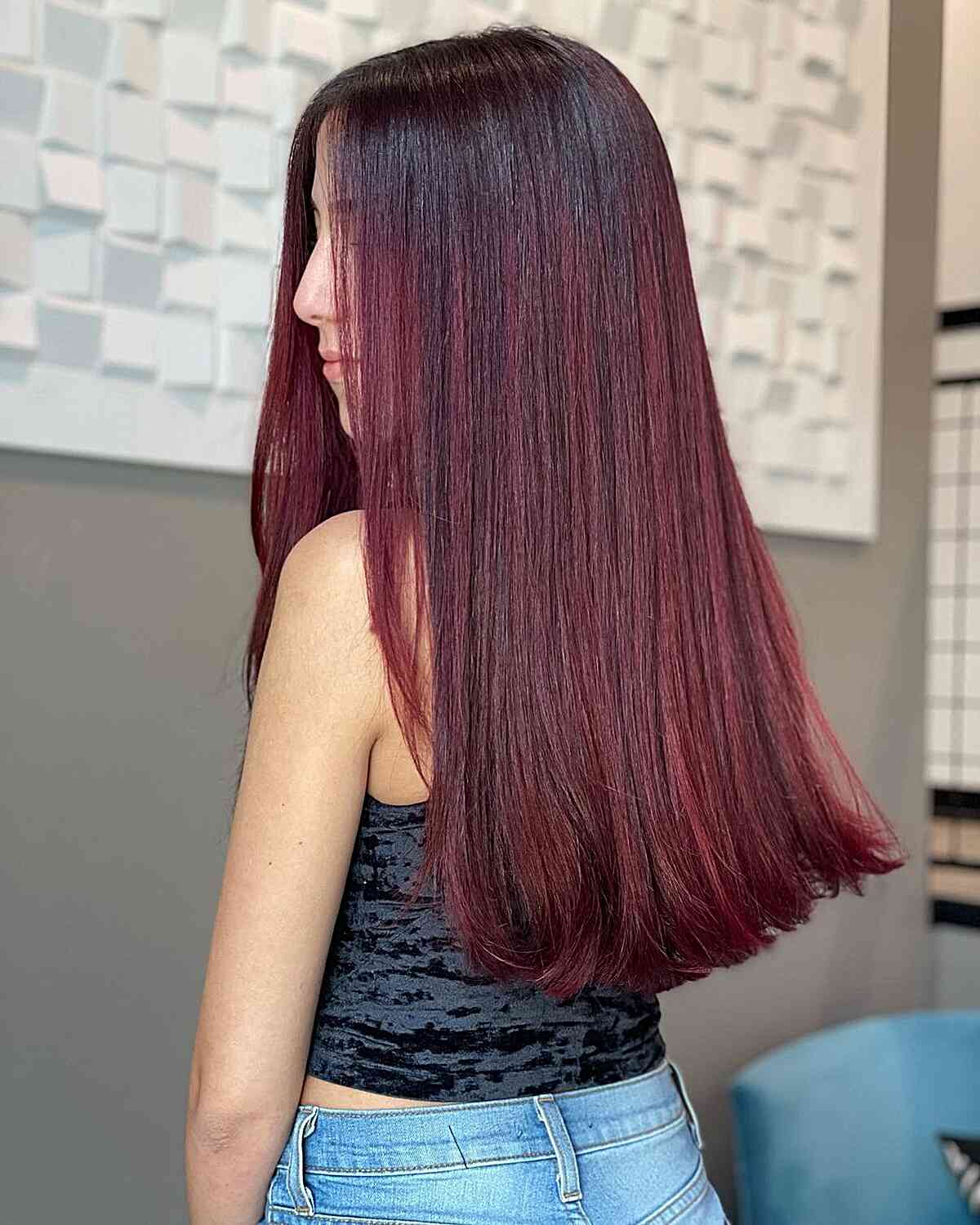 25 Burgundy Balayage Hair Color Ideas for a Cool Reddish Hue