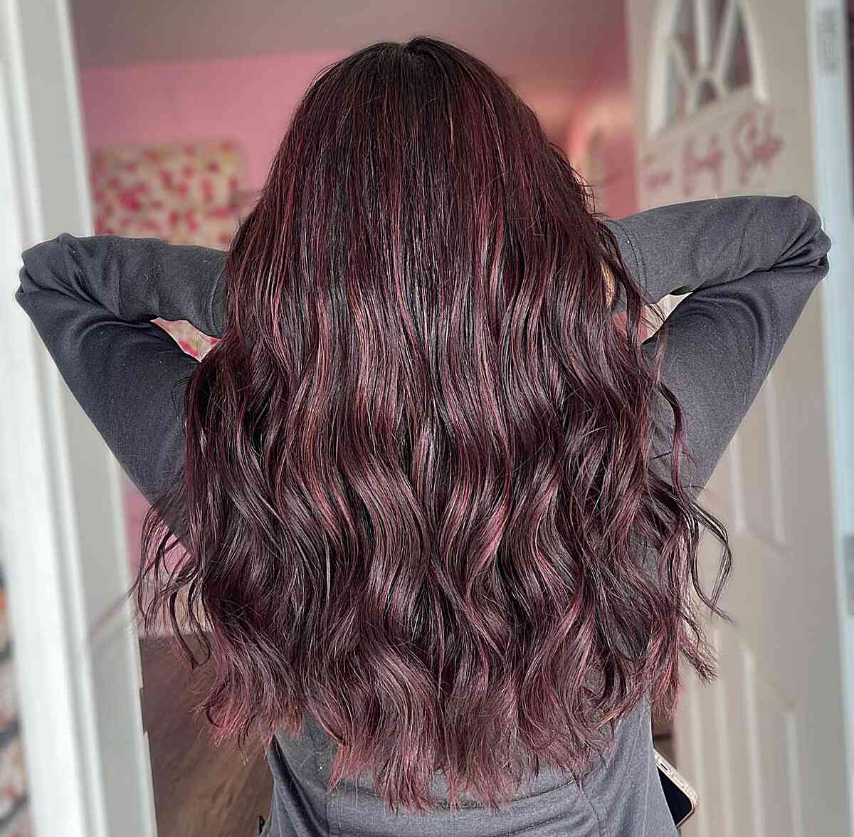 25 Burgundy Balayage Hair Color Ideas for a Cool Reddish Hue