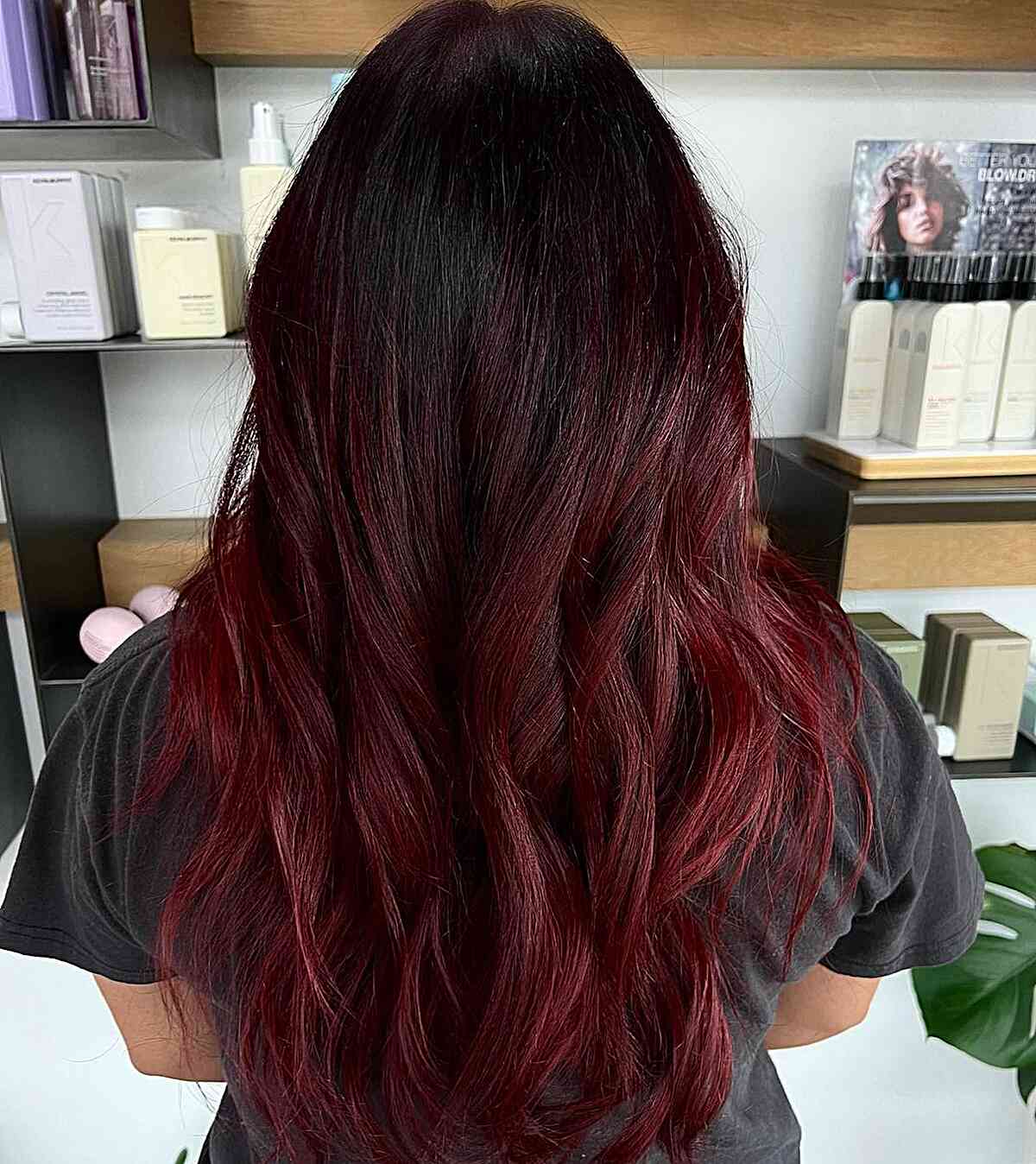 25 Burgundy Balayage Hair Color Ideas for a Cool Reddish Hue