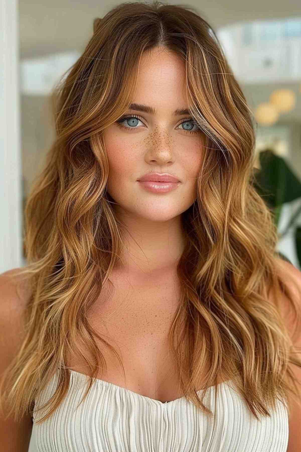 24 Sweetest Strawberry Blonde Balayage Hair Color Ideas