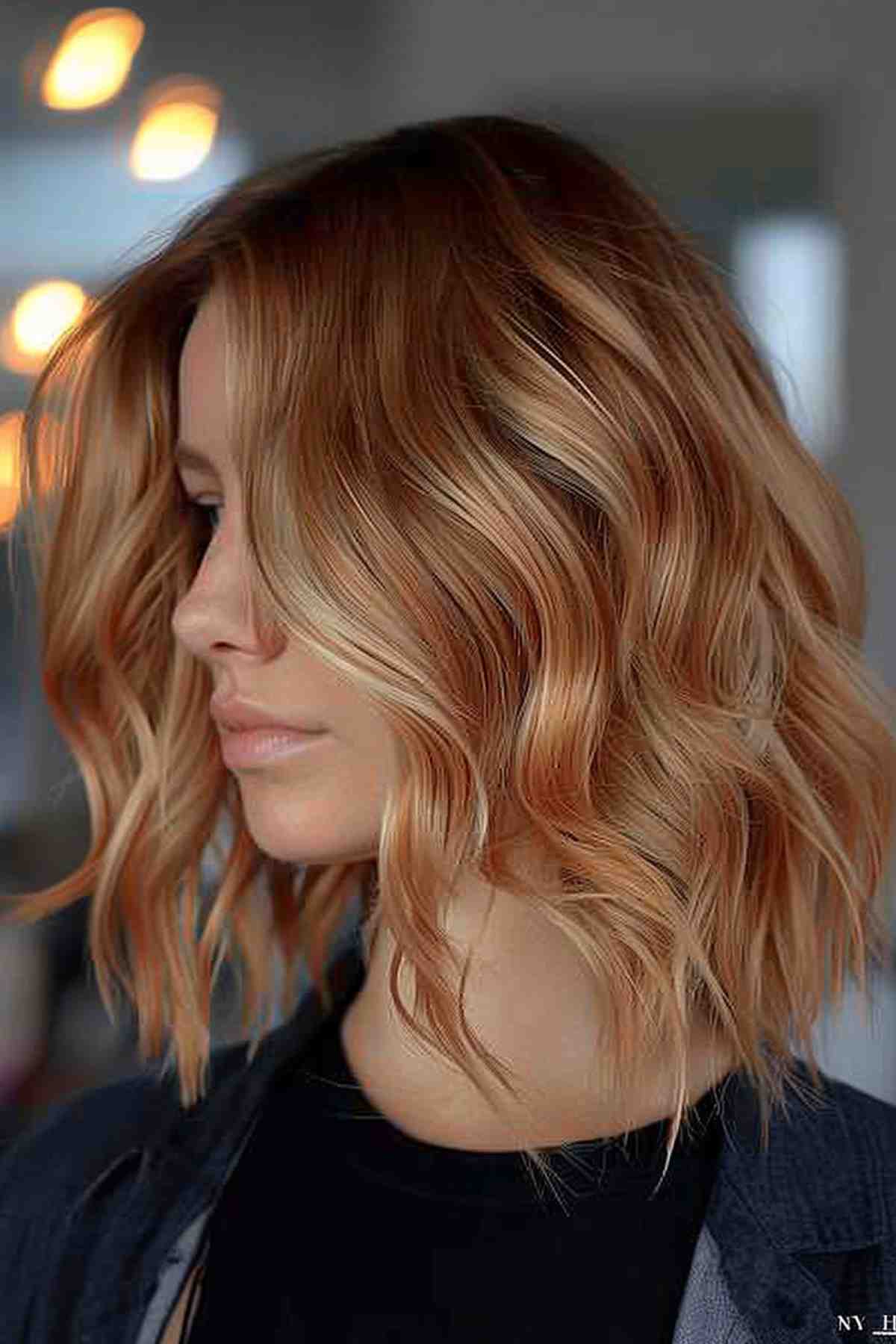 24 Sweetest Strawberry Blonde Balayage Hair Color Ideas