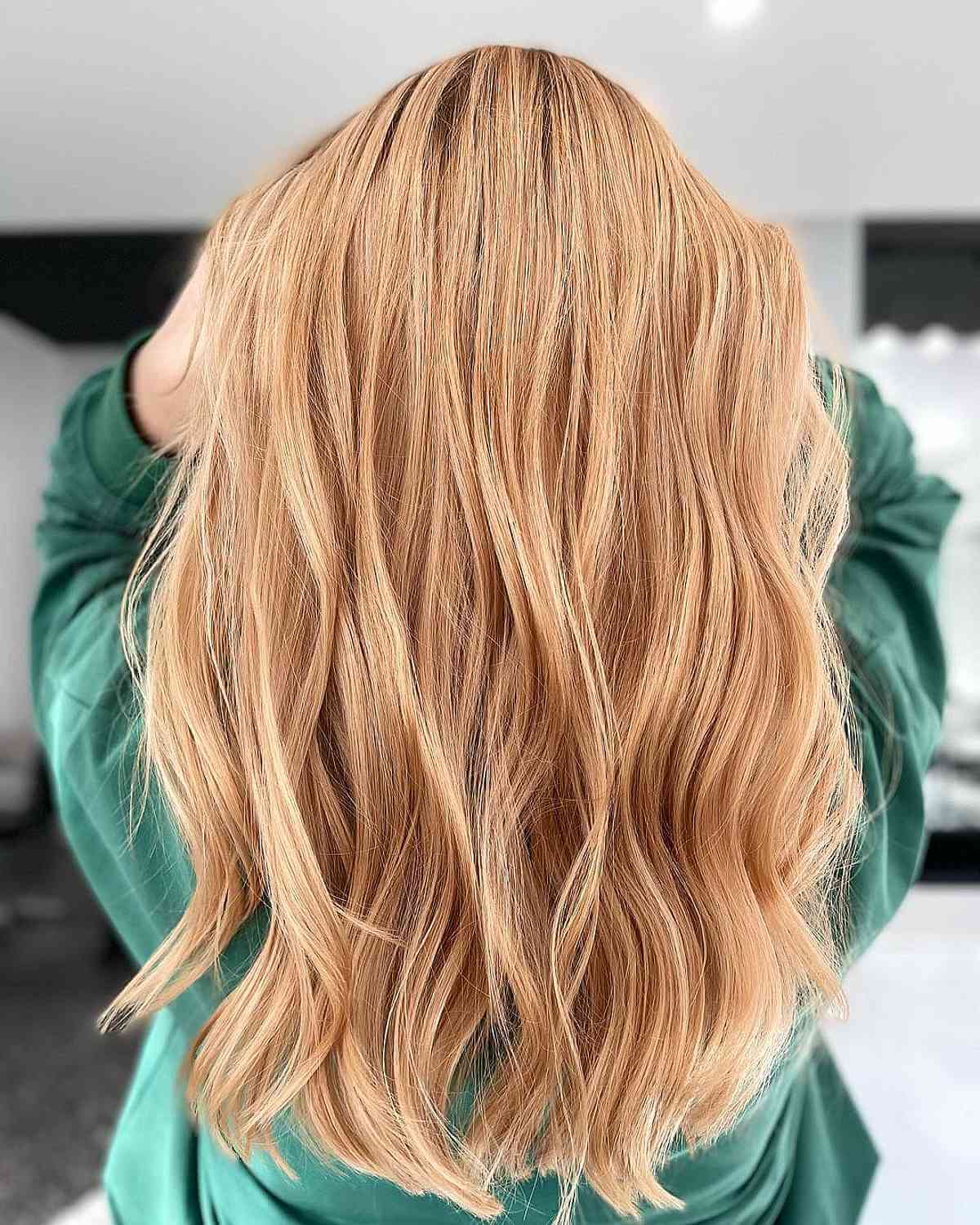 24 Sweetest Strawberry Blonde Balayage Hair Color Ideas