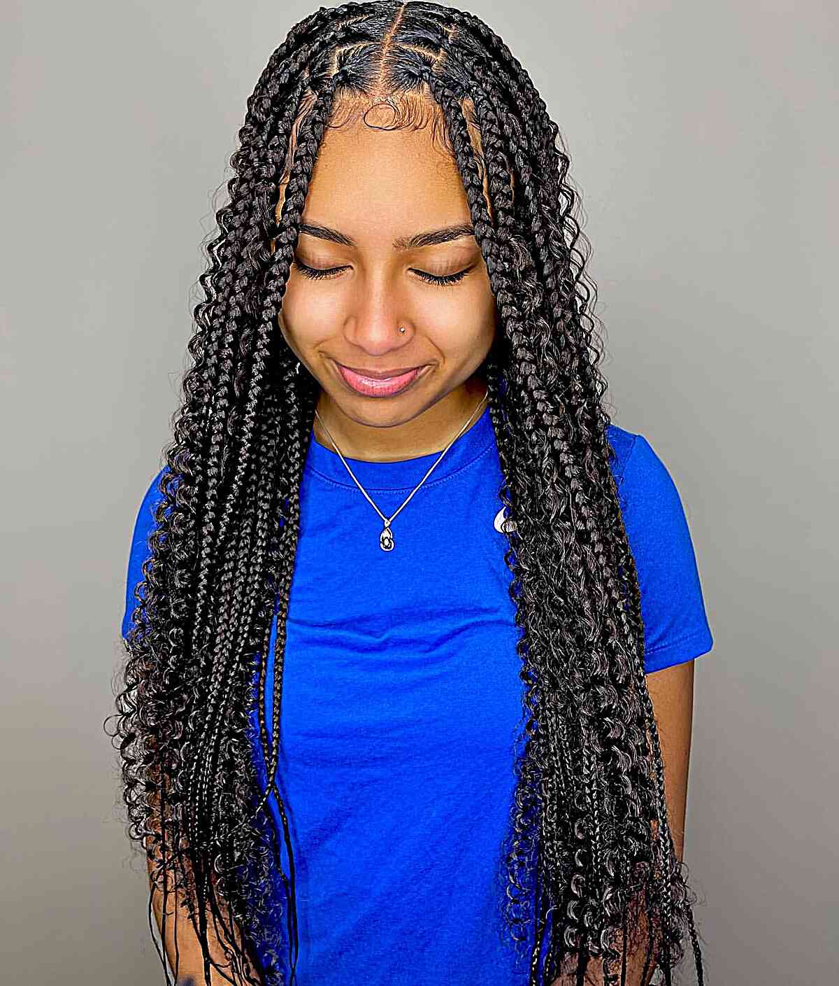 Boho Knotless Braids Are Hot Right Now &#8211; Here Are 25 Perfect Ideas