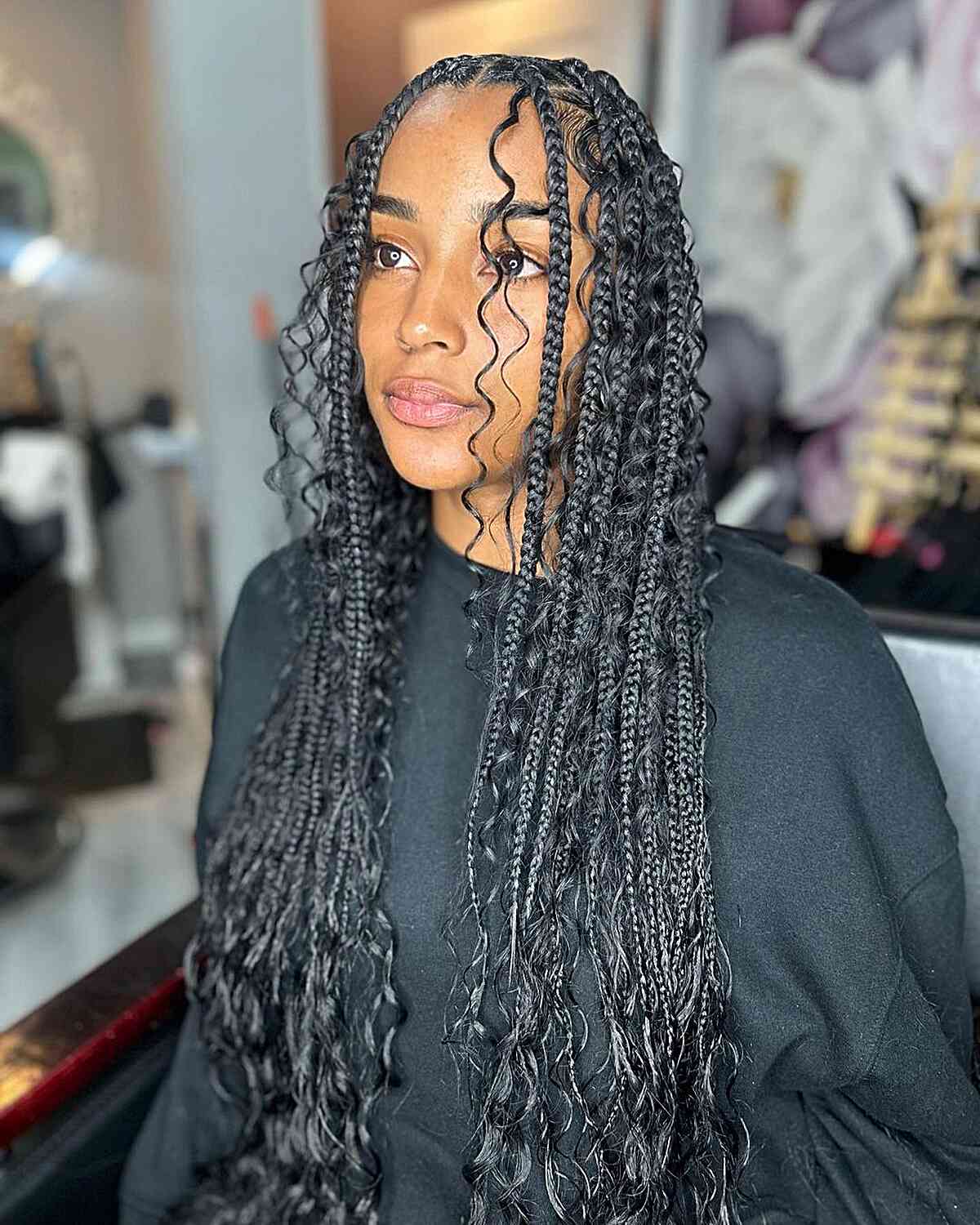 Boho Knotless Braids Are Hot Right Now &#8211; Here Are 25 Perfect Ideas
