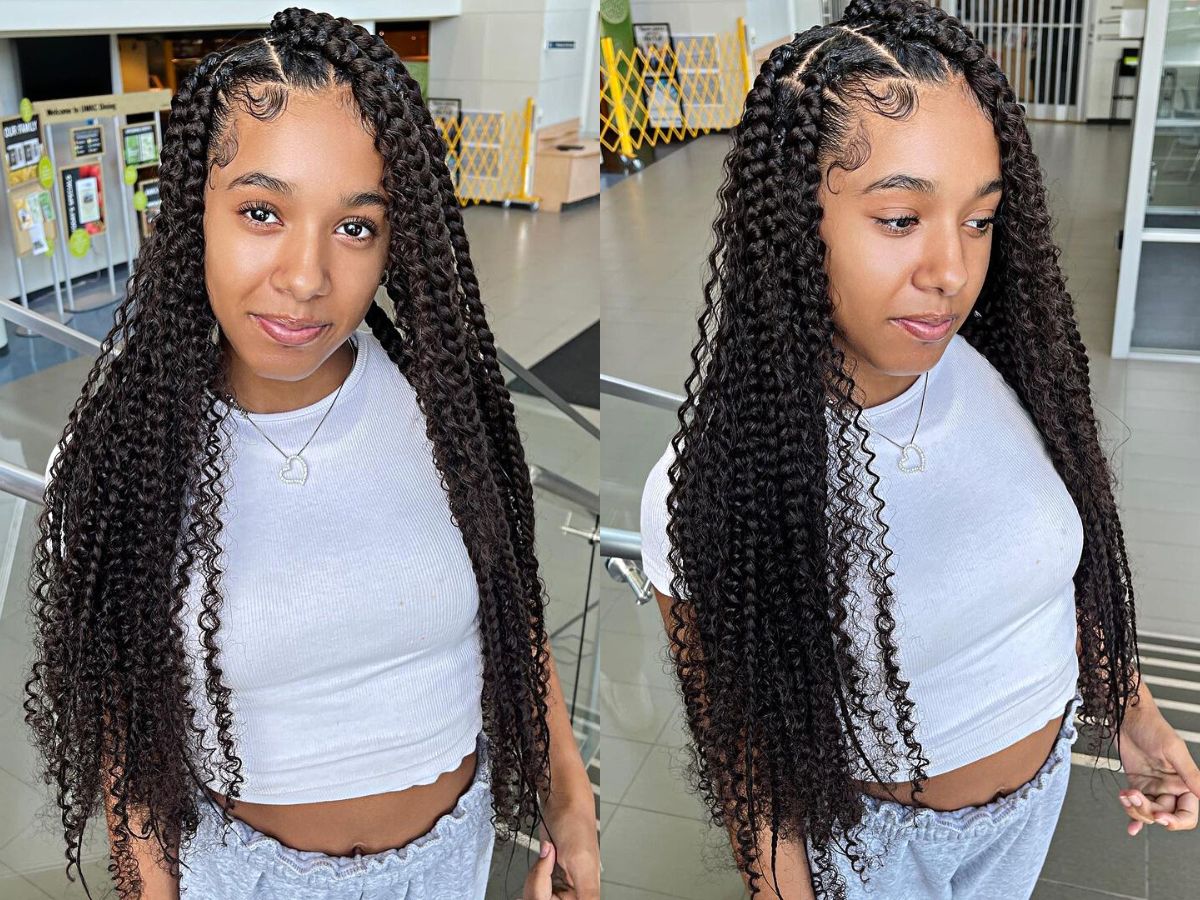 Boho Knotless Braids Are Hot Right Now &#8211; Here Are 25 Perfect Ideas