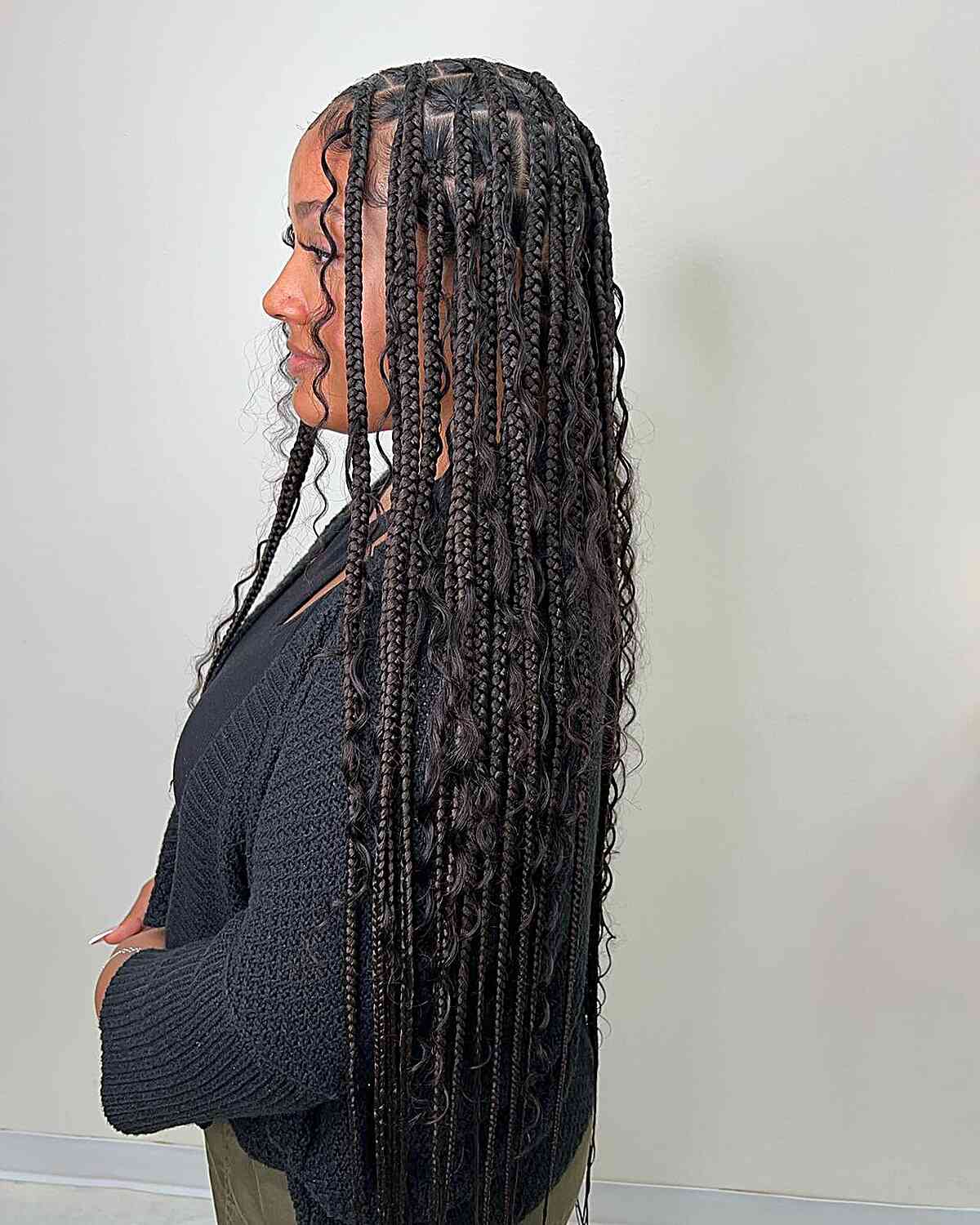 Boho Knotless Braids Are Hot Right Now &#8211; Here Are 25 Perfect Ideas