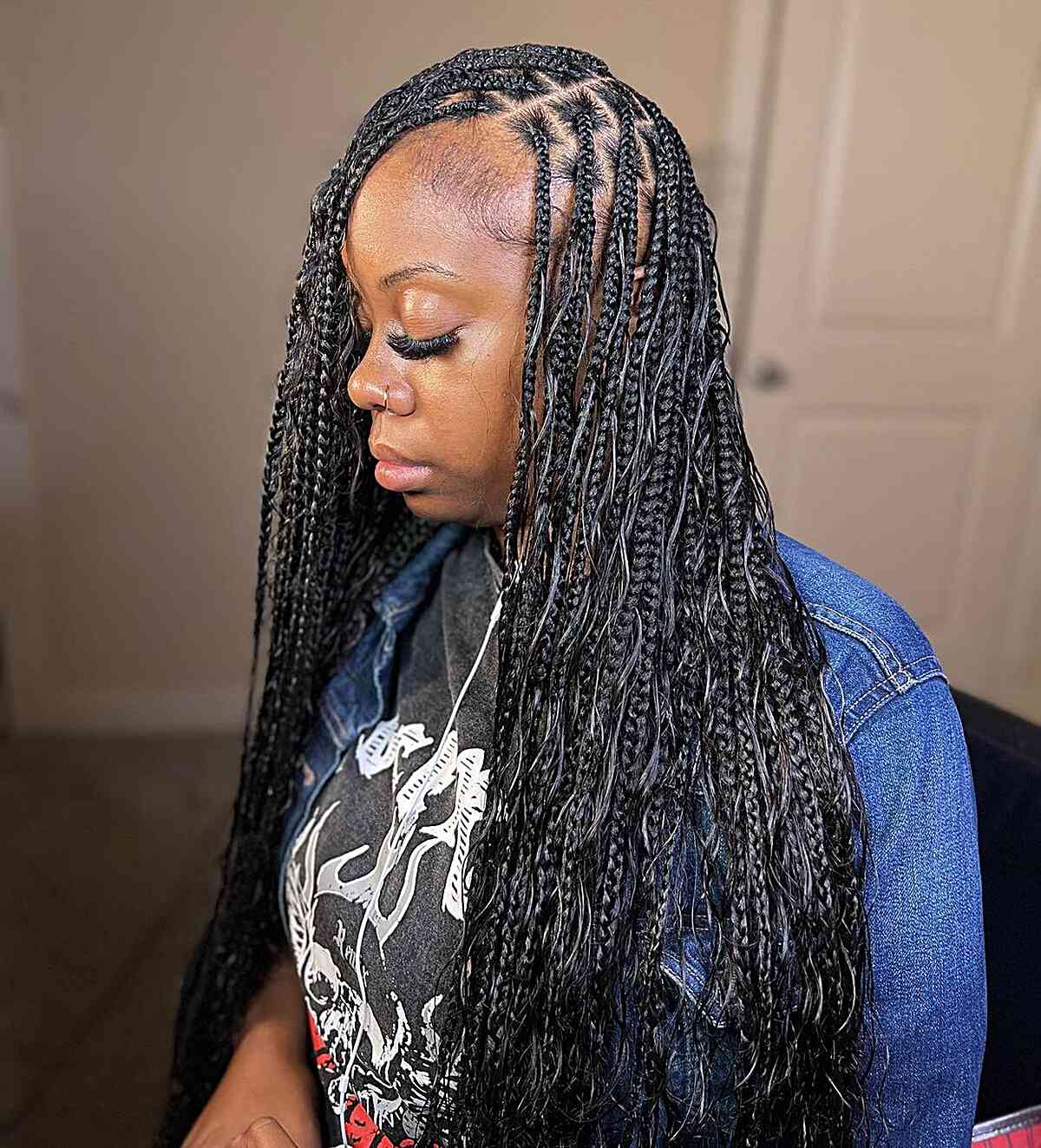 Boho Knotless Braids Are Hot Right Now &#8211; Here Are 25 Perfect Ideas