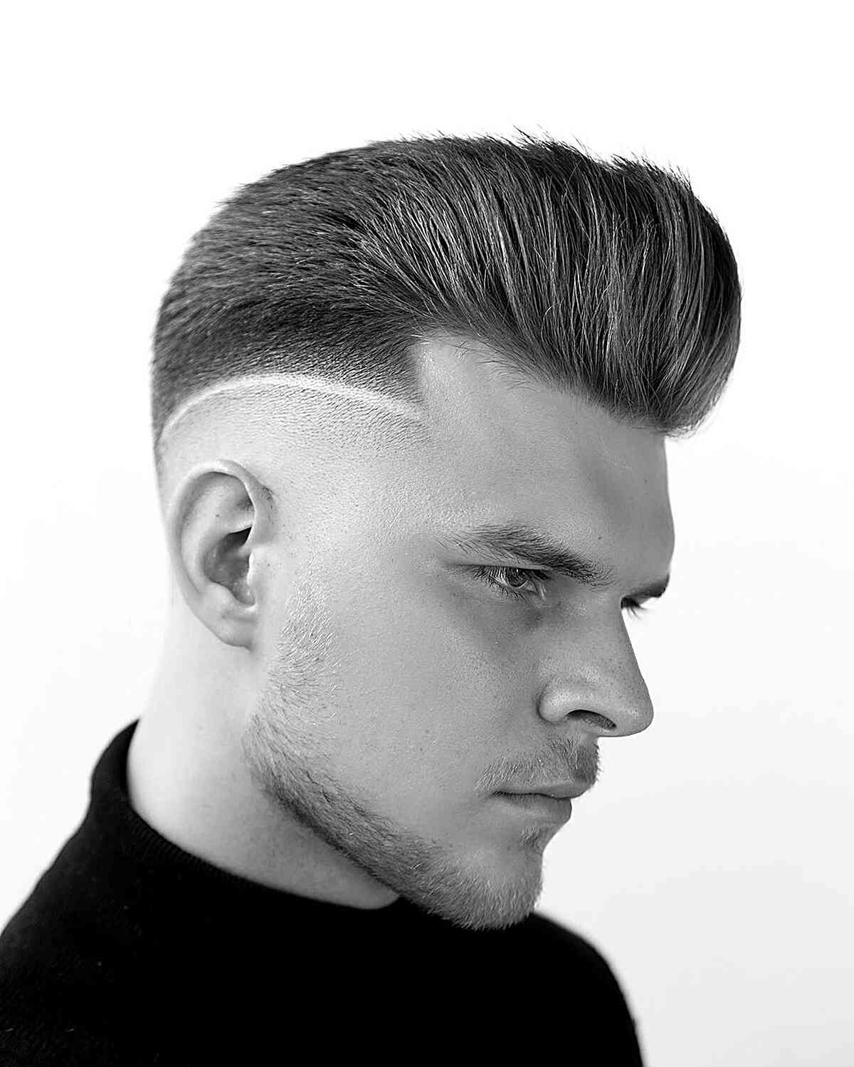 24 Best Pompadour Fade Haircuts for Men in 2025