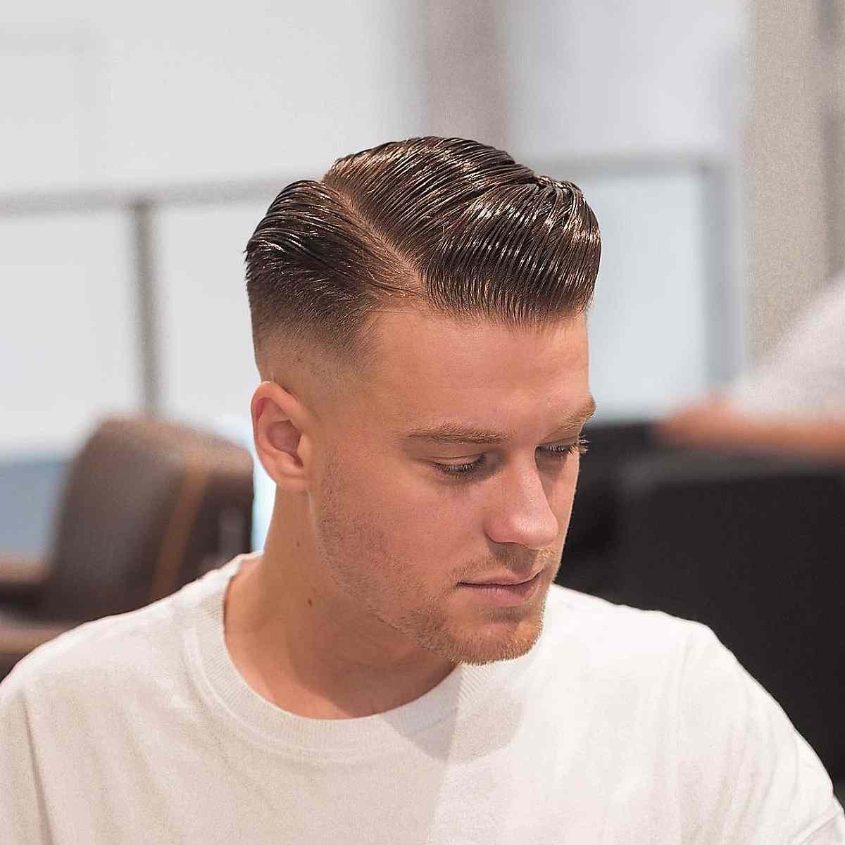 24 Best Pompadour Fade Haircuts for Men in 2025