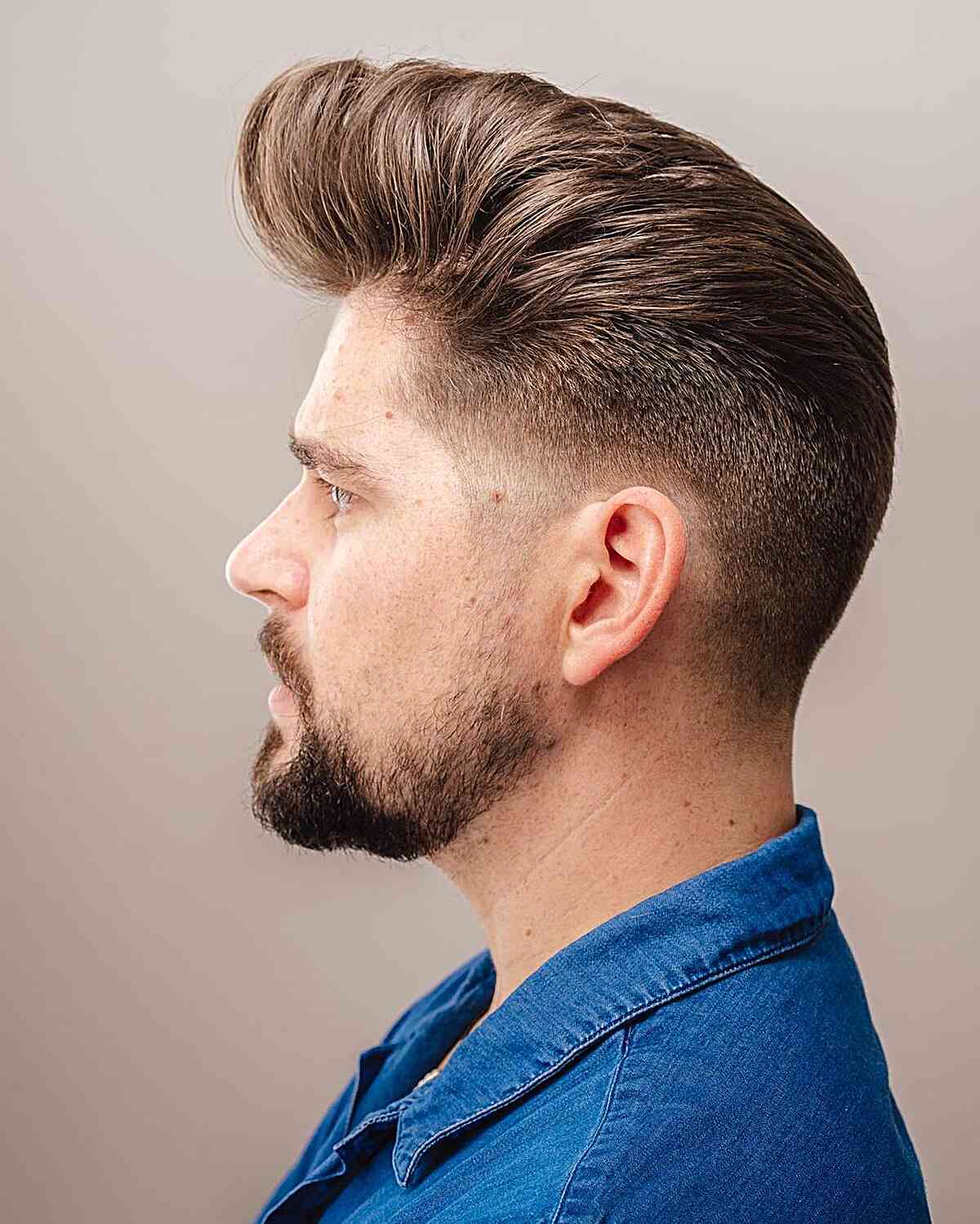 24 Best Pompadour Fade Haircuts for Men in 2025
