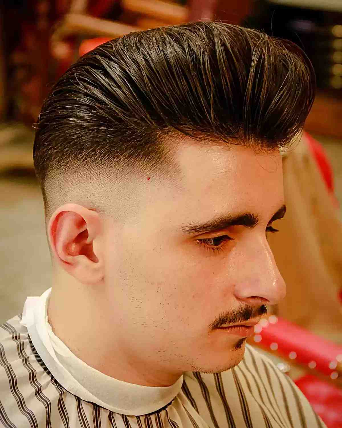 24 Best Pompadour Fade Haircuts for Men in 2025