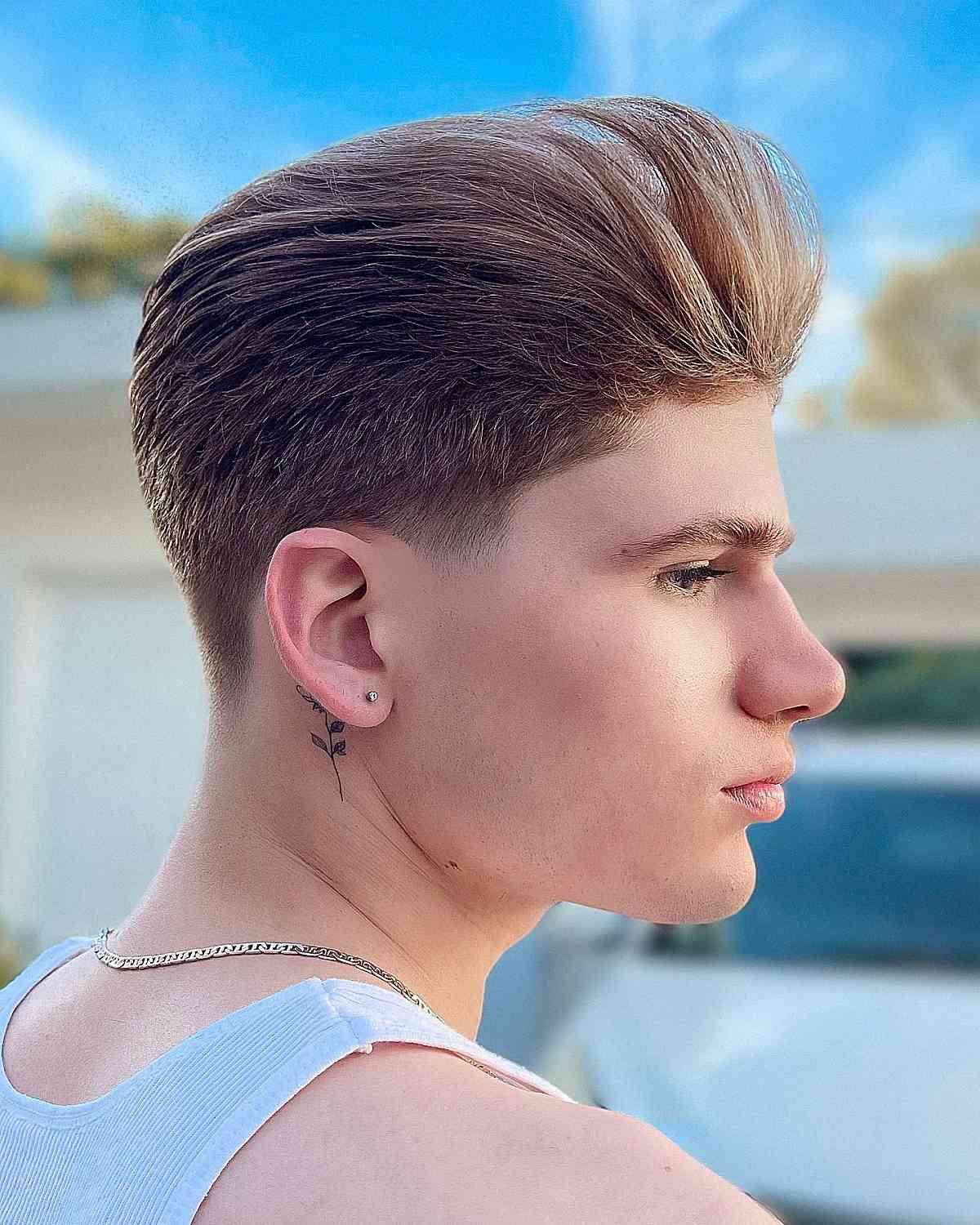 24 Best Pompadour Fade Haircuts for Men in 2025