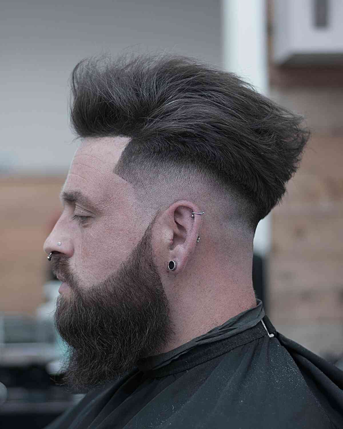 21 Trendy Faux Hawk Fade Haircuts for Men in 2025