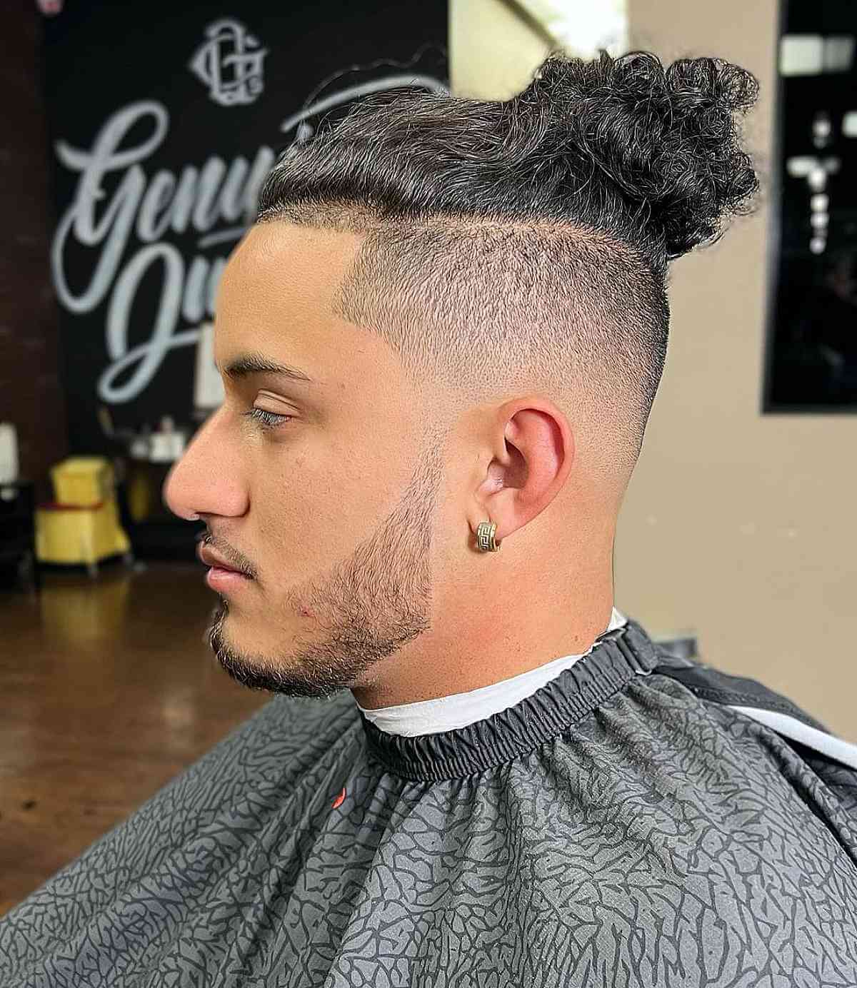 11 Awesome Man Bun Hairstyles With a Fade for 2025