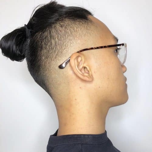11 Awesome Man Bun Hairstyles With a Fade for 2025