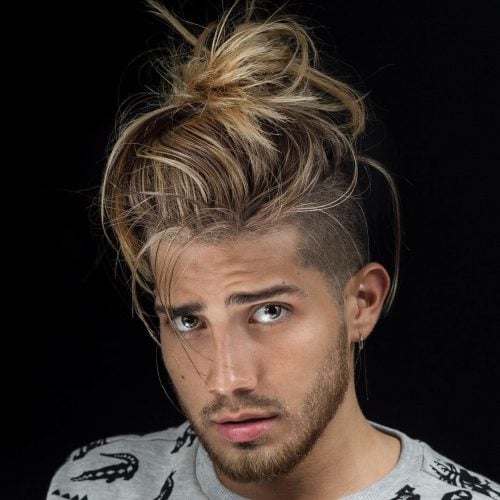 11 Awesome Man Bun Hairstyles With a Fade for 2025