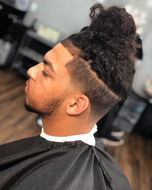 11 Awesome Man Bun Hairstyles With a Fade for 2025