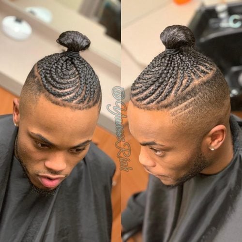 11 Awesome Man Bun Hairstyles With a Fade for 2025